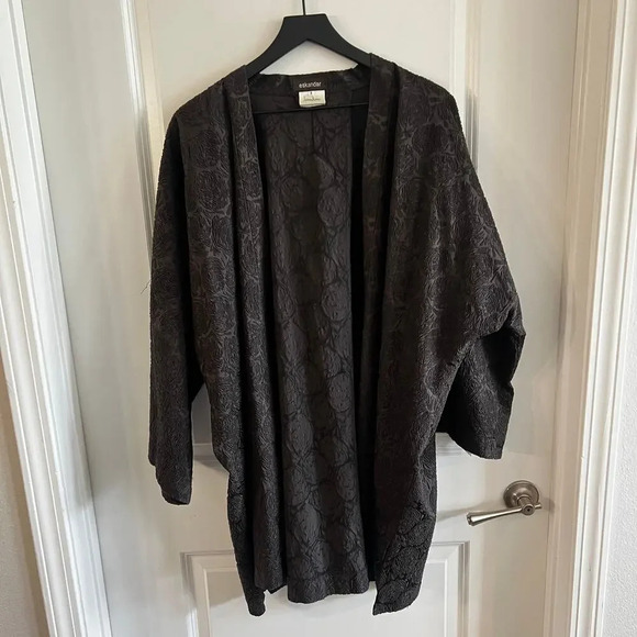 B83 Womens Eskandar Textured Cardigan Sweater Size 2 - Picture 1 of 3